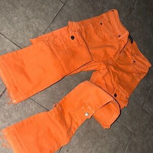 Vibrant Orange Cargo Pants
